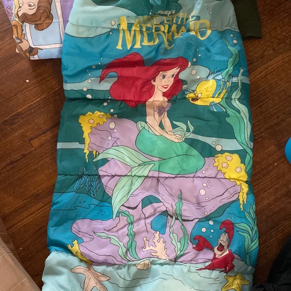 Bedding Vintage Disney Little Mermaid Sleeping Bag Kids Poshmark